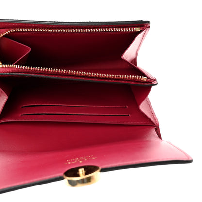 Louis Vuitton Monogram Flore Compact Wallet Fuchsia 5 of 10