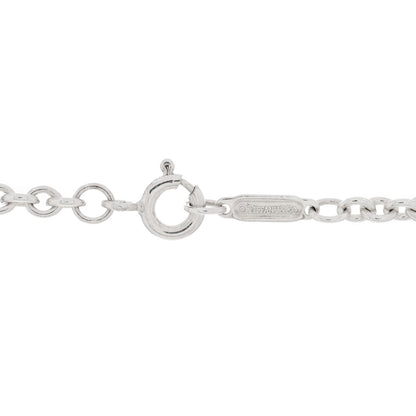 Tiffany Sterling Silver Atlas Cube Lock Pendant Necklace 3 of 3