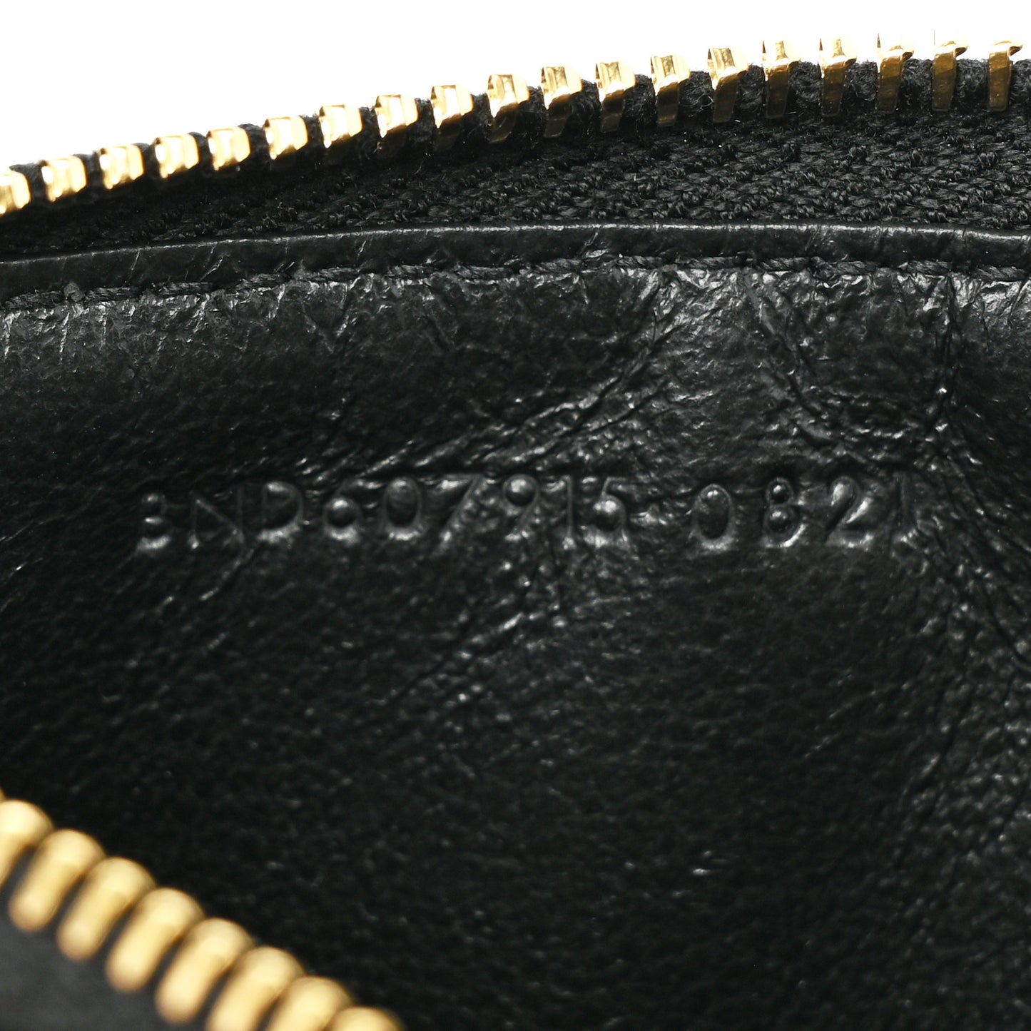 Monogram Grain de Poudre 5 Fragments Zip Pouch Card Holder Black