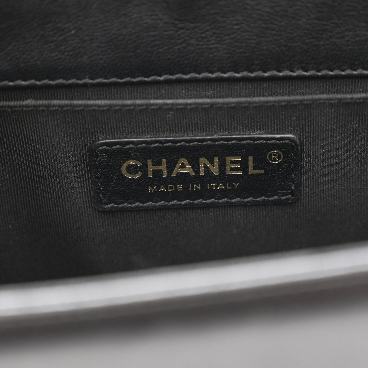 Chanel Lambskin Quilted Medium Boy Flap Black 6 of 13