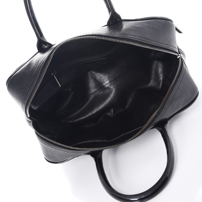 Chanel Caviar Patent Quilted Large Bowler Black 5 of 8