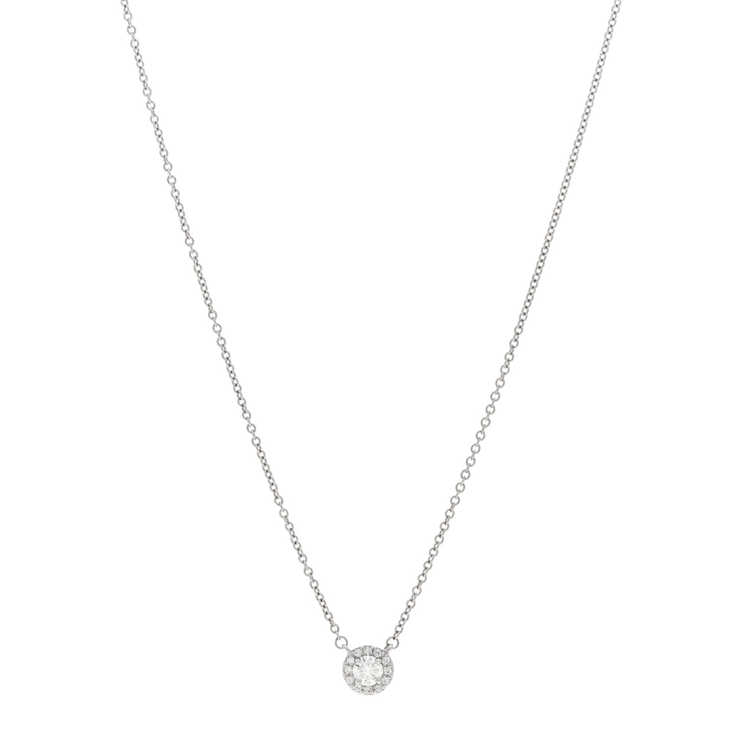 Platinum Diamond .22ct Soleste Pendant Necklace