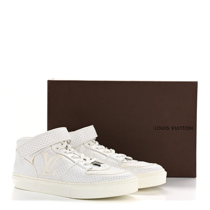 Louis Vuitton Calfskin Perforated Mens Acapulco Sneakers 8 White 9 of 9