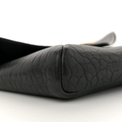 Saint Laurent Supple Lambskin Small Cassandre Chain Pouch Black 9 of 11