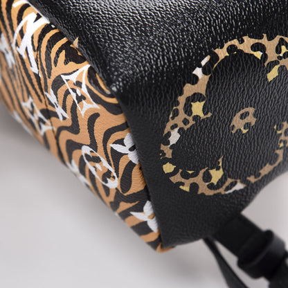 Louis Vuitton Monogram Giant Jungle Palm Springs Backpack PM Black 6 of 9