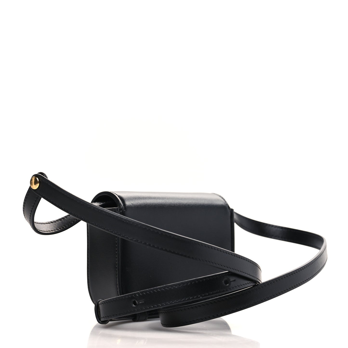 Shiny Calfskin Mini Triomphe Black