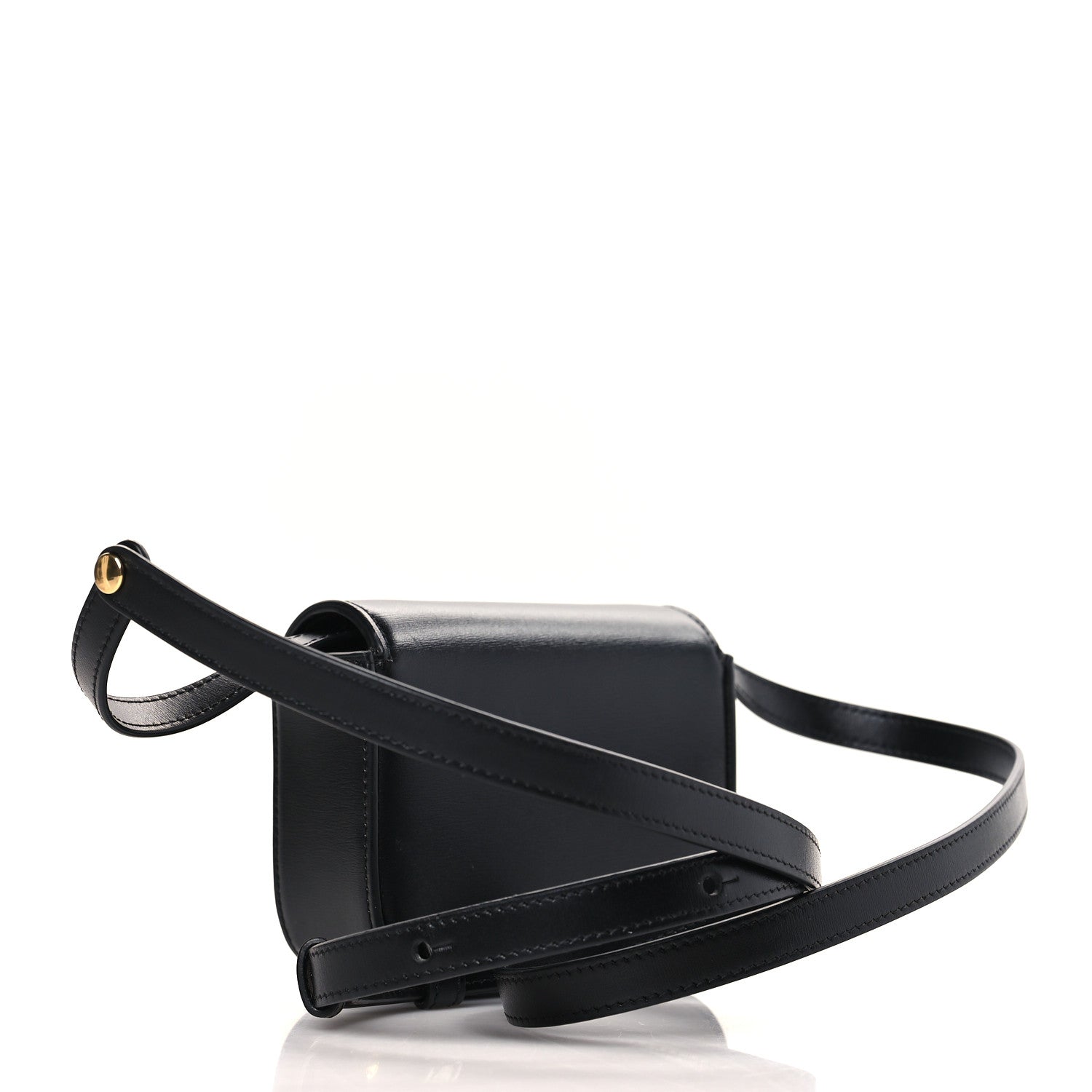 Celine Shiny Calfskin Mini Triomphe Black 2 of 9