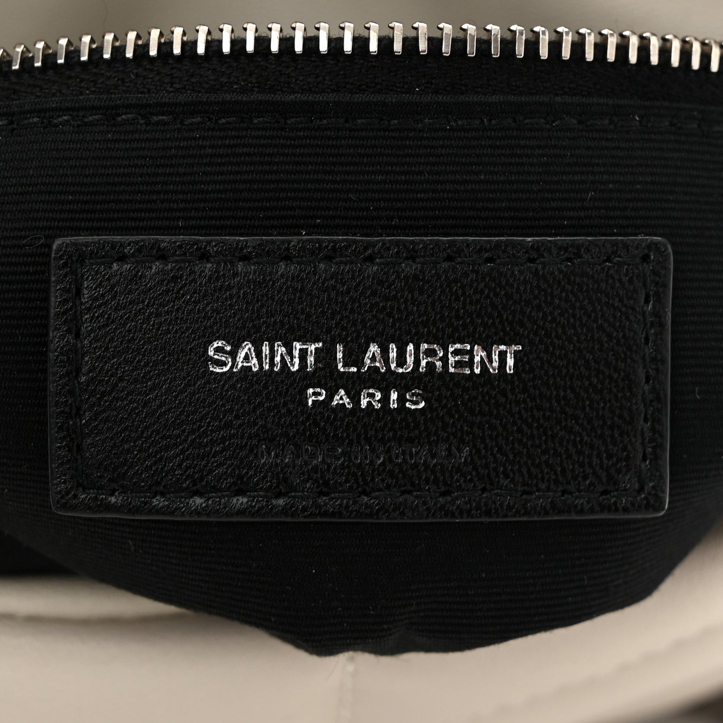 Lambskin Quilted Toy Loulou Puffer Monogram Chain Satchel Crema Soft