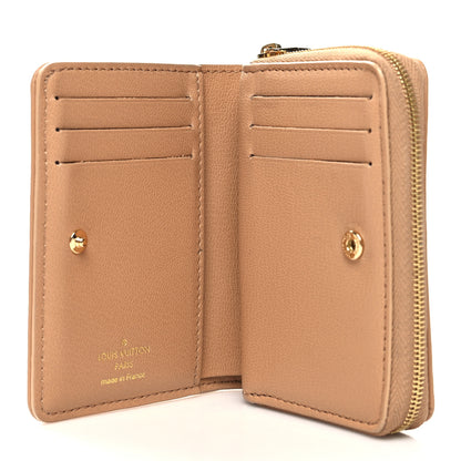 Louis Vuitton Lambskin Embossed Monogram Lou Coussin Wallet Camel 6 of 9