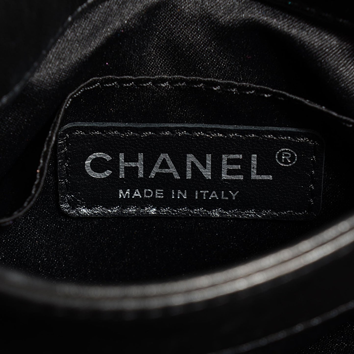 Lambskin Quilted Mini Chanel 3 Flap Black