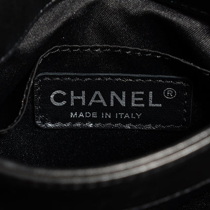 Chanel Lambskin Quilted Mini Chanel 3 Flap Black 7 of 8