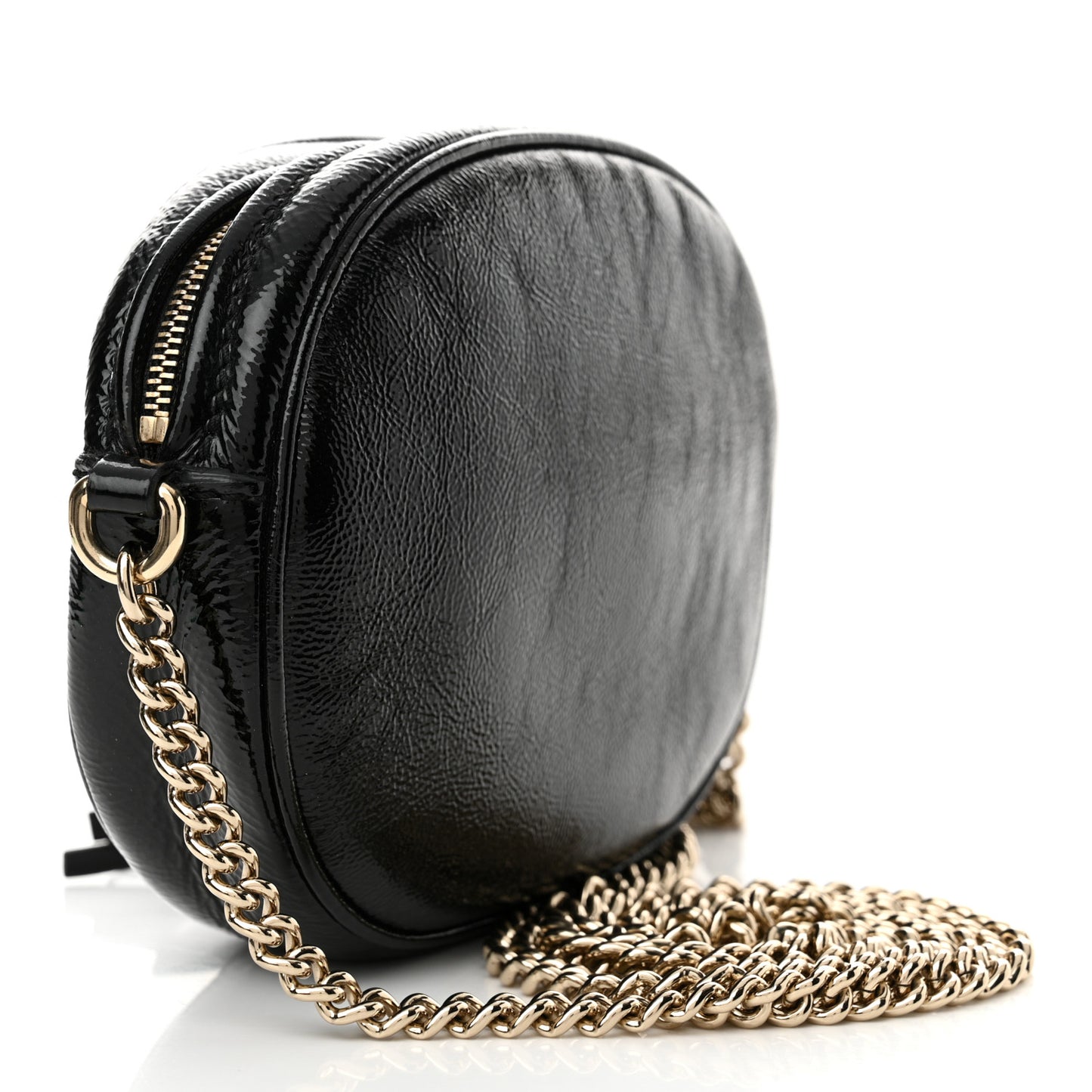 Patent Mini Soho Chain Bag Black
