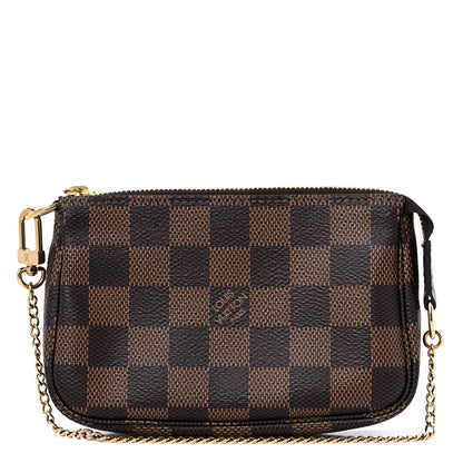 Louis Vuitton Damier Ebene Mini Pochette Accessories 1 of 9