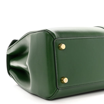 Celine Satinated Calfskin Medium 16 Top Handle Bag Forest 10 of 11