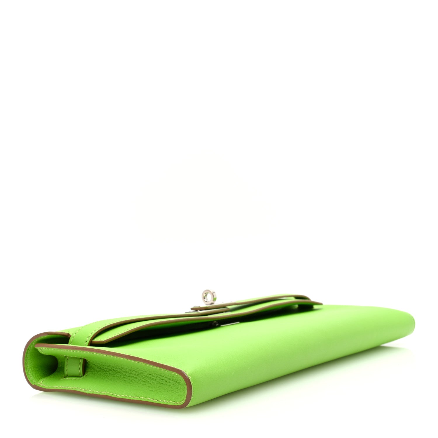 Hermes Swift Kelly Cut Clutch Pochette Kiwi 4 of 7