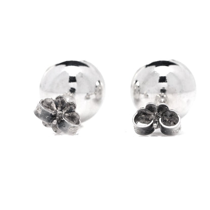 Tiffany Sterling Silver 10mm HardWear Ball Earrings 3 of 4