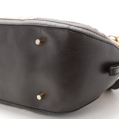 Burberry Haymarket Check Small Orchard Bowling Bag Chocolate 9 of 12