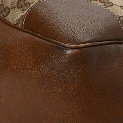 Gucci Monogram Medium Bree Zippered Tote Beige Tabacco 11 of 14