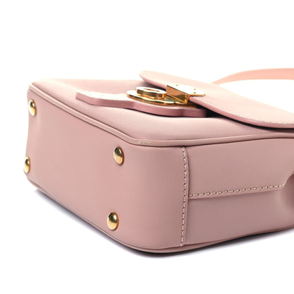 Burberry Trench Calfskin Small DK88 Top Handle Bag Ash Rose 6 of 10