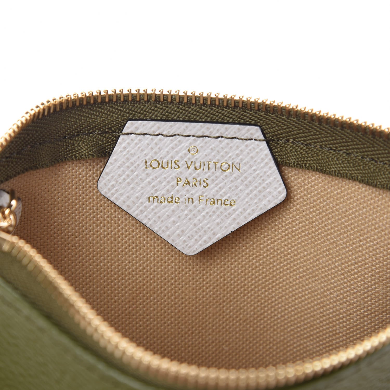 Louis Vuitton Monogram Giant Micro Pochette Accessories Kaki White 6 of 8