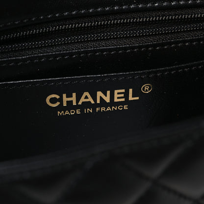 Chanel Lambskin Quilted Mini Rectangular Flap Black 6 of 10