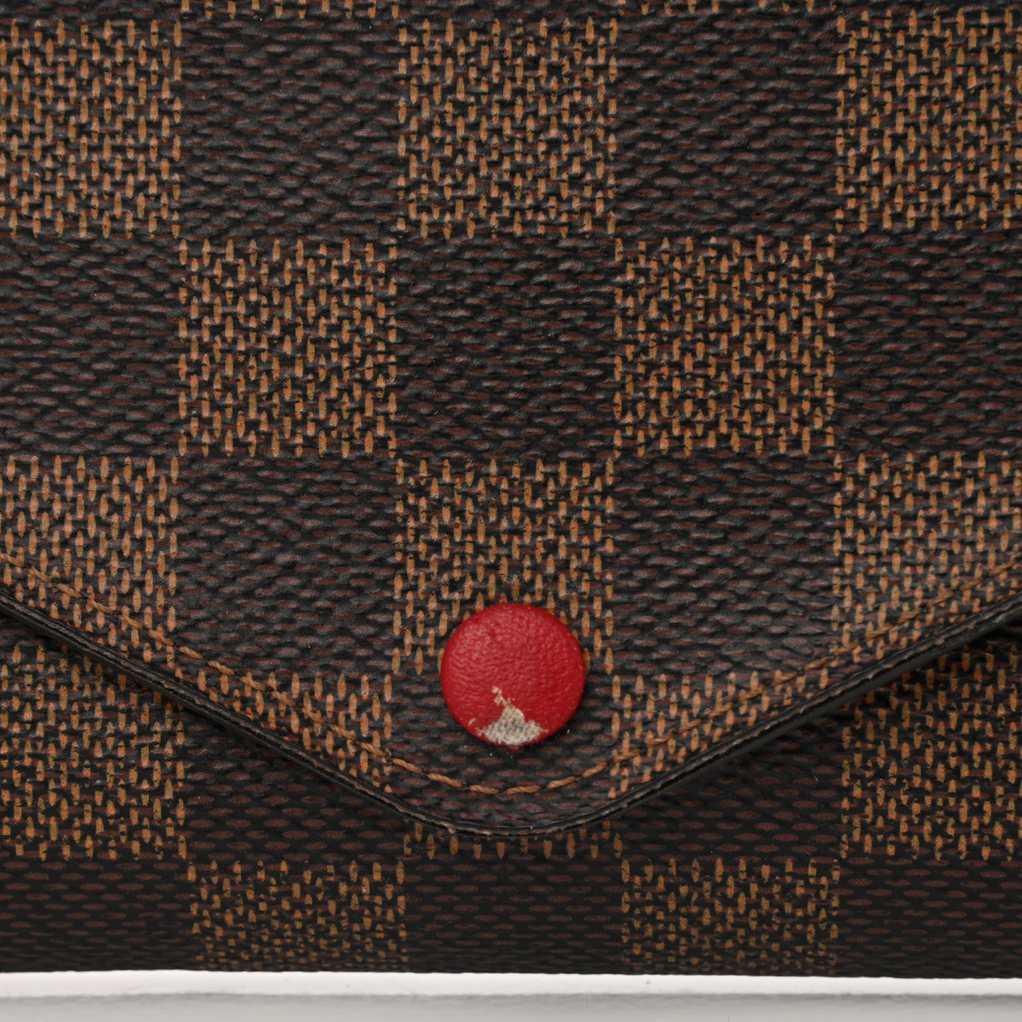 Damier Ebene Josephine Wallet Red