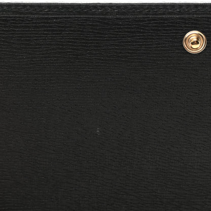 Gucci Textured Calfskin Medium Betty Chain Wallet Black 11 of 14