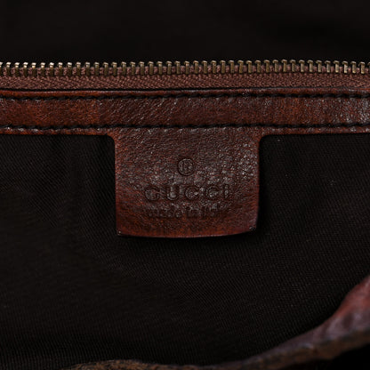 Gucci Monogram Studded Tote Dark Brown 6 of 15