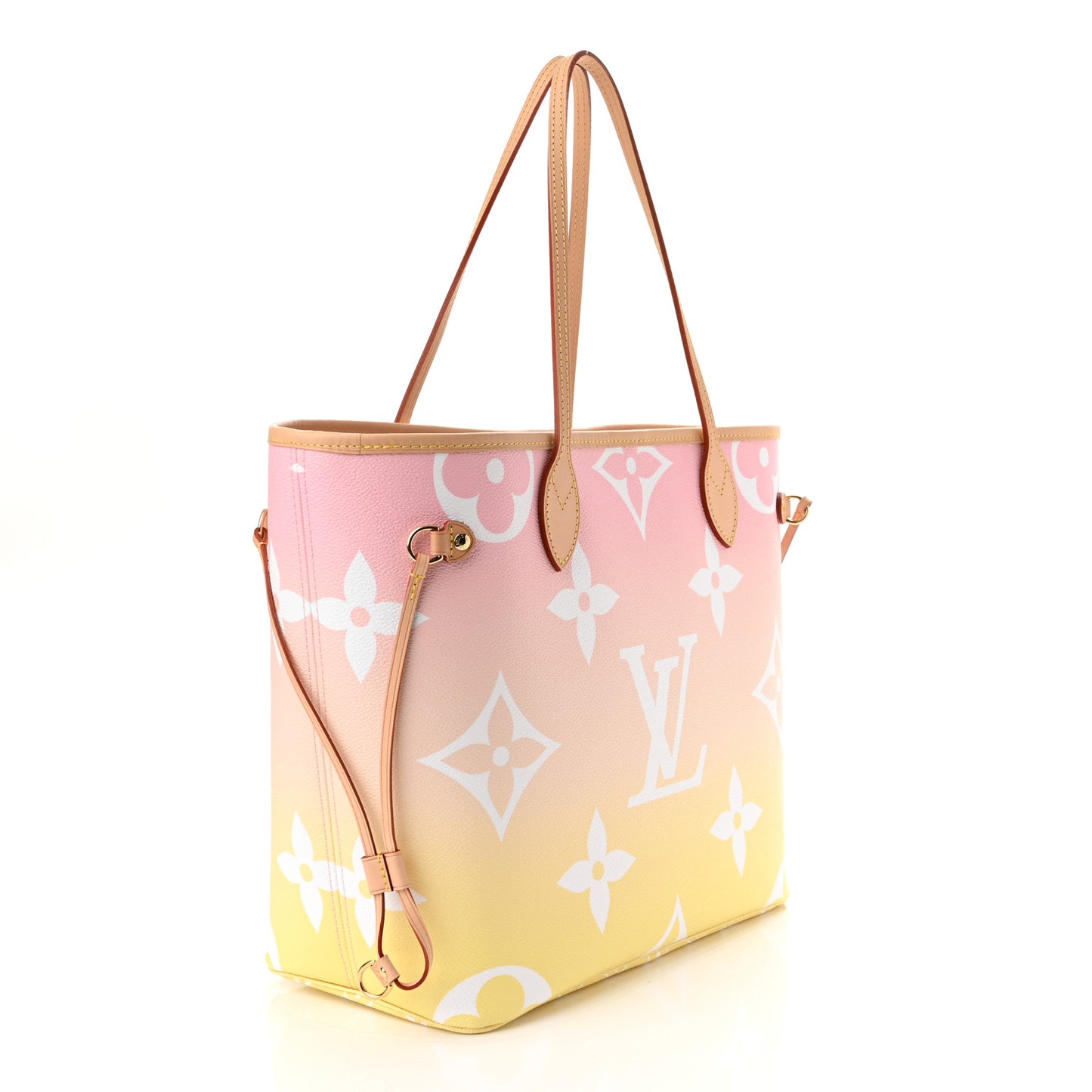 Monogram Giant By The Pool Neverfull MM Light Pink