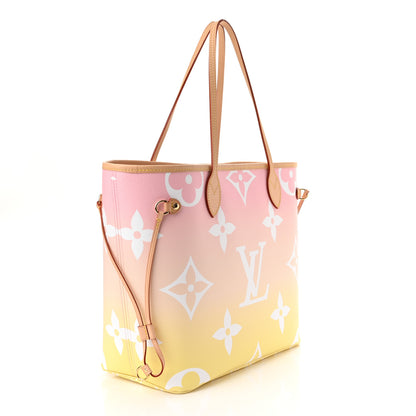 Louis Vuitton Monogram Giant By The Pool Neverfull MM Light Pink 4 of 10