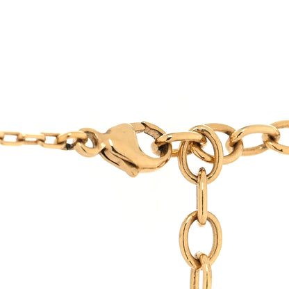 Louis Vuitton Metal LV and Me Heart Necklace Gold 4 of 7
