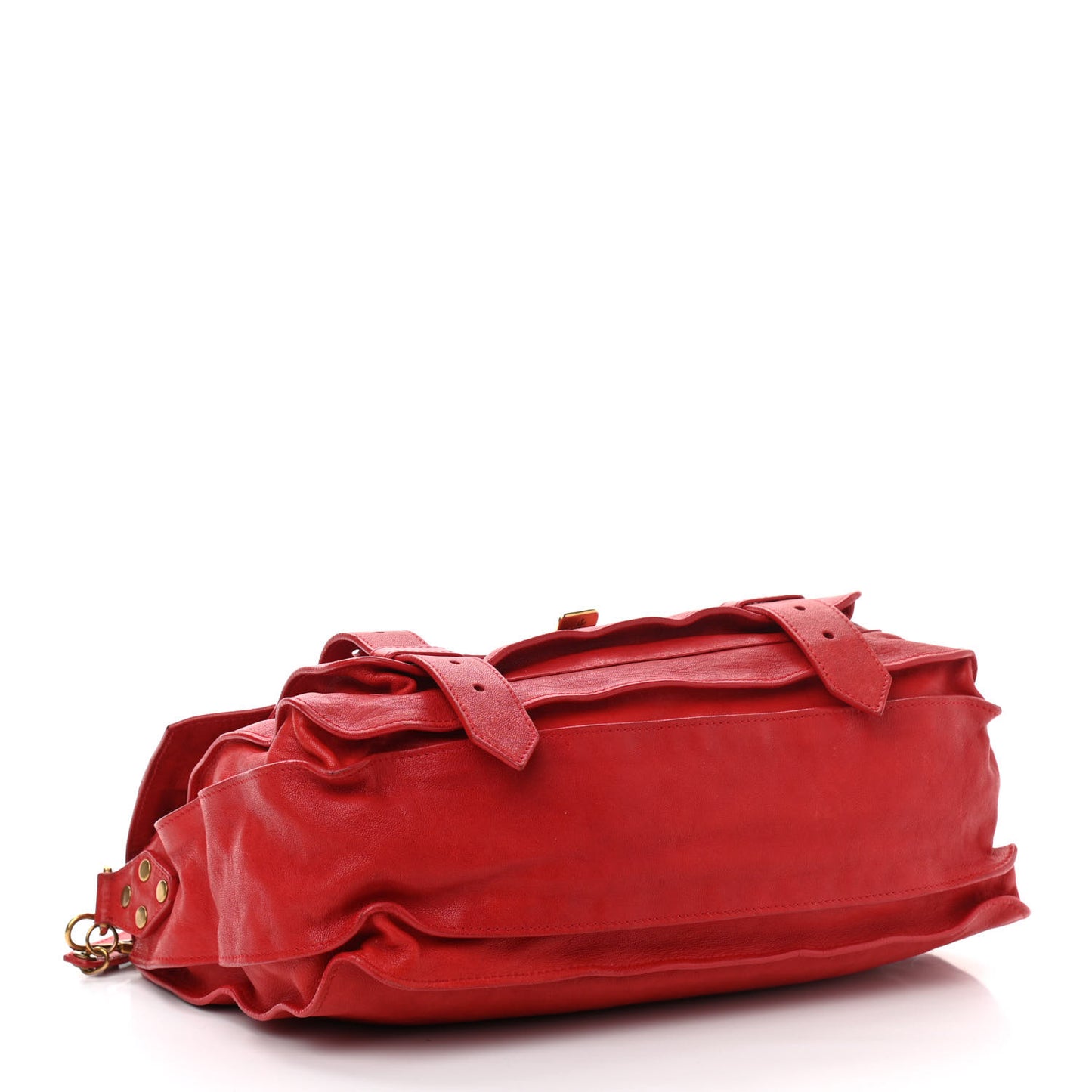 Lambskin Medium PS1 Satchel Bright Red