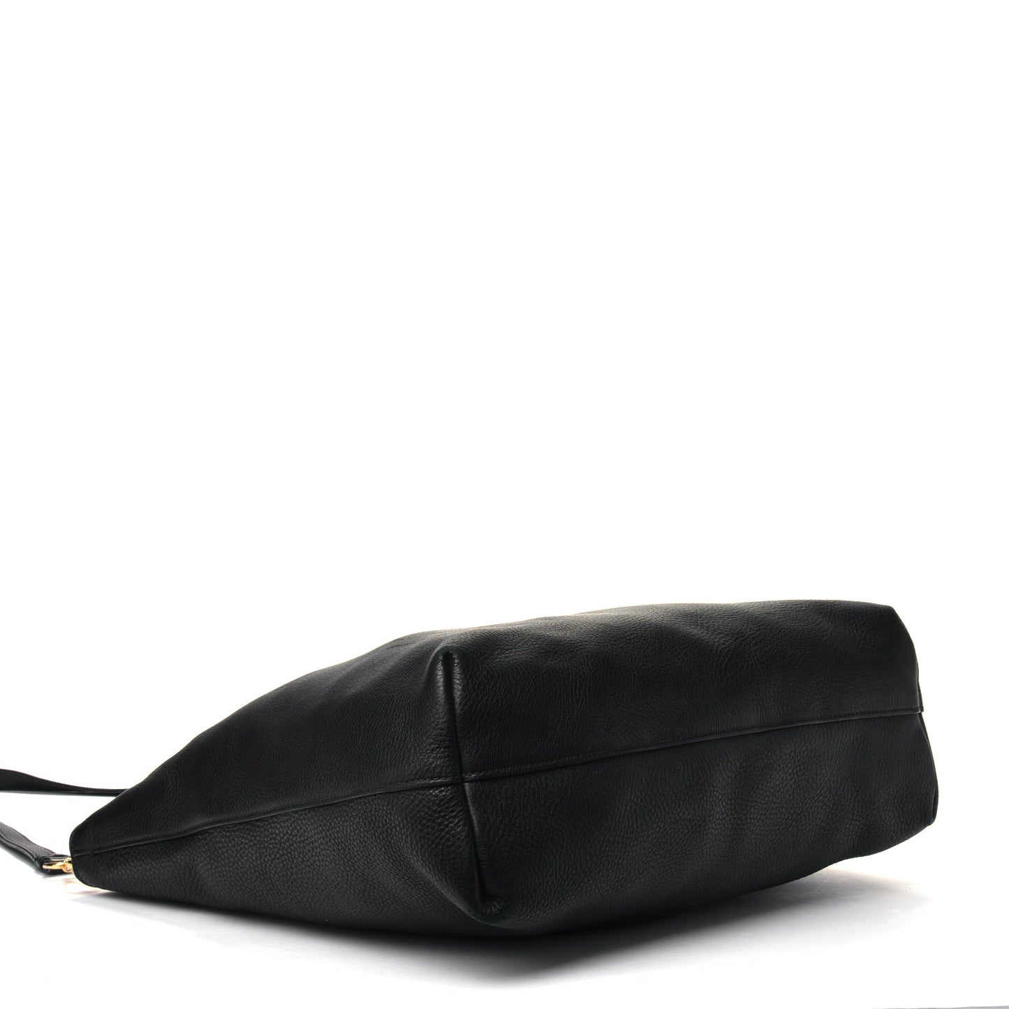 Vitello Daino Shopping Tote Black