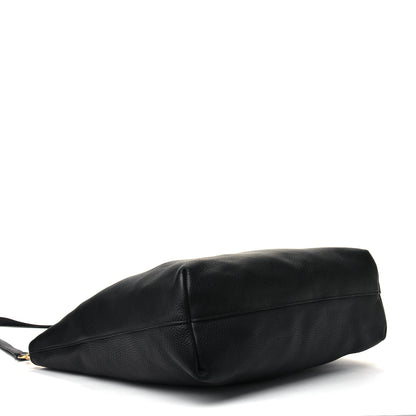 Prada Vitello Daino Shopping Tote Black 3 of 8