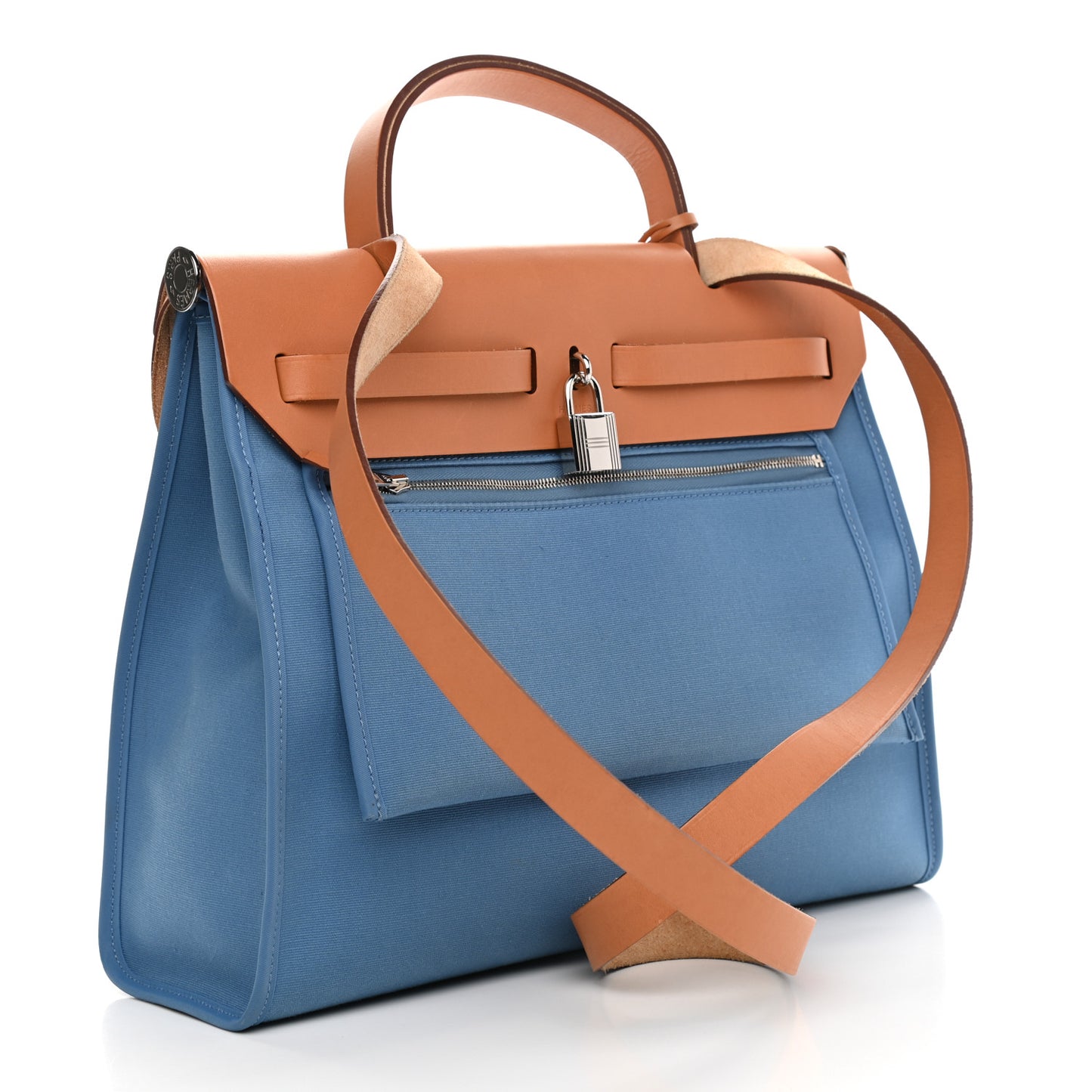 Vache Hunter Toile Herbag Zip 31 PM Azur Natural