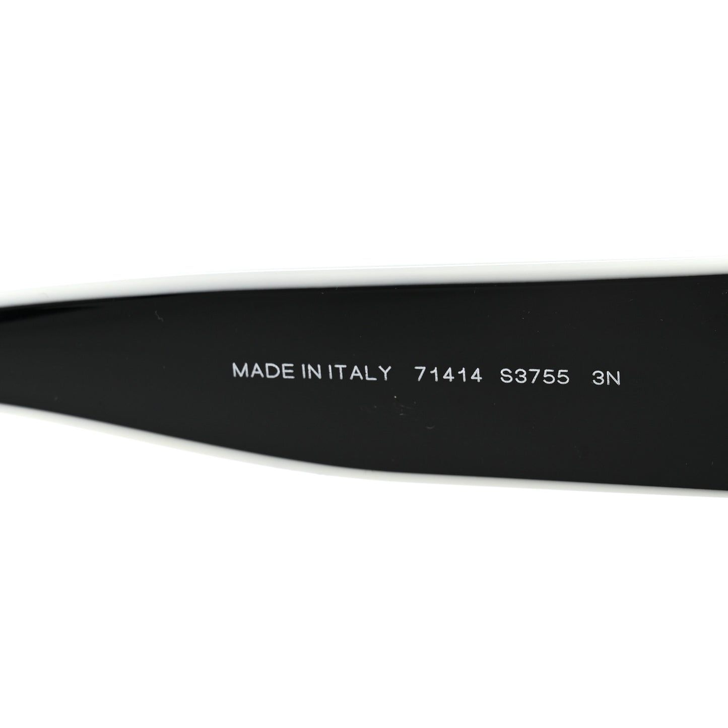 Acetate Sunglasses 71414 Black White