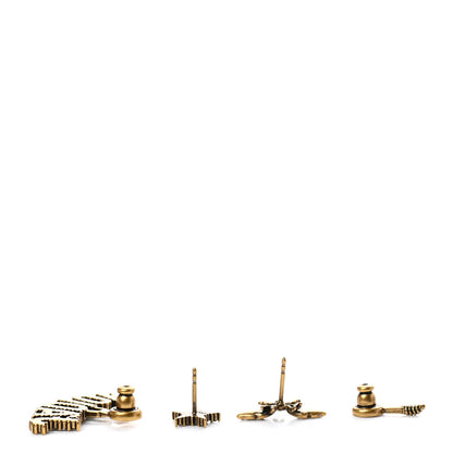 Christian Dior Metal Pearl J'adior Earrings Gold 3 of 4