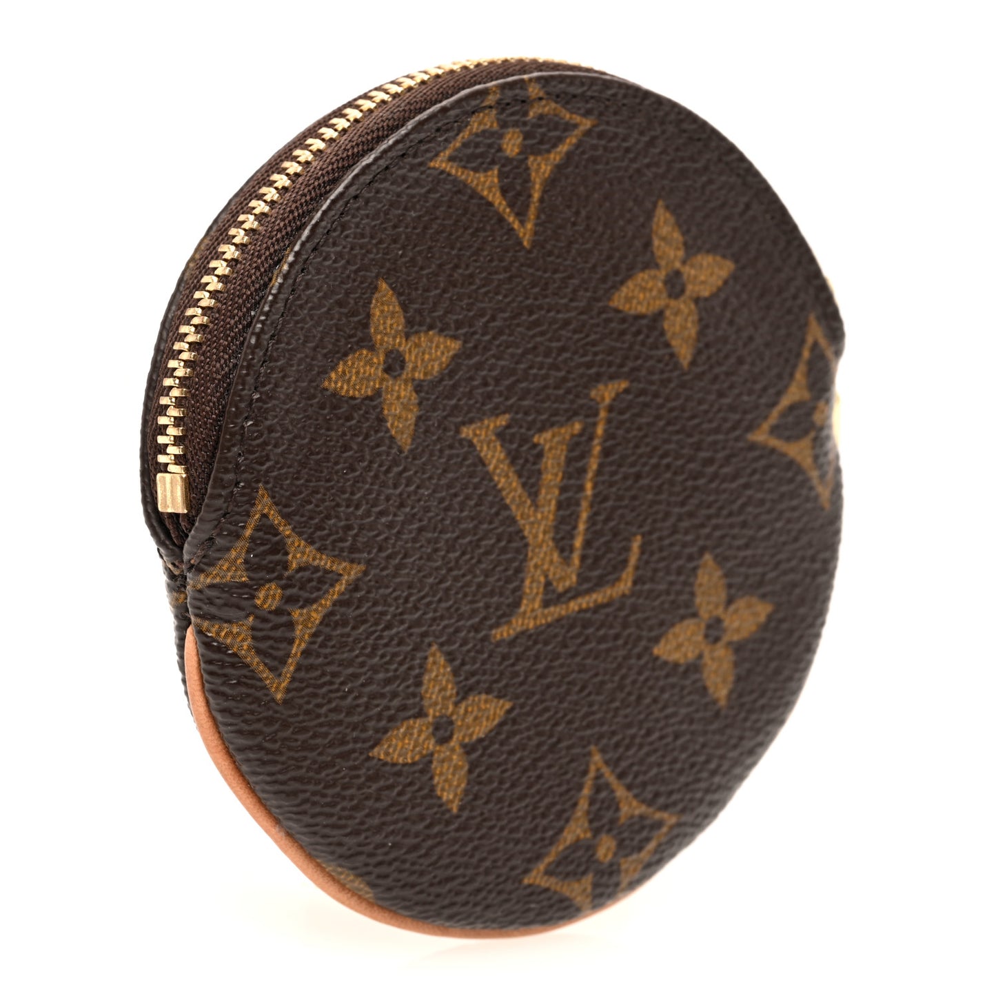 Monogram Round Coin Purse