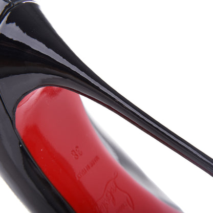 Christian Louboutin Patent So Kate 120 Pumps 38 Black 10 of 11