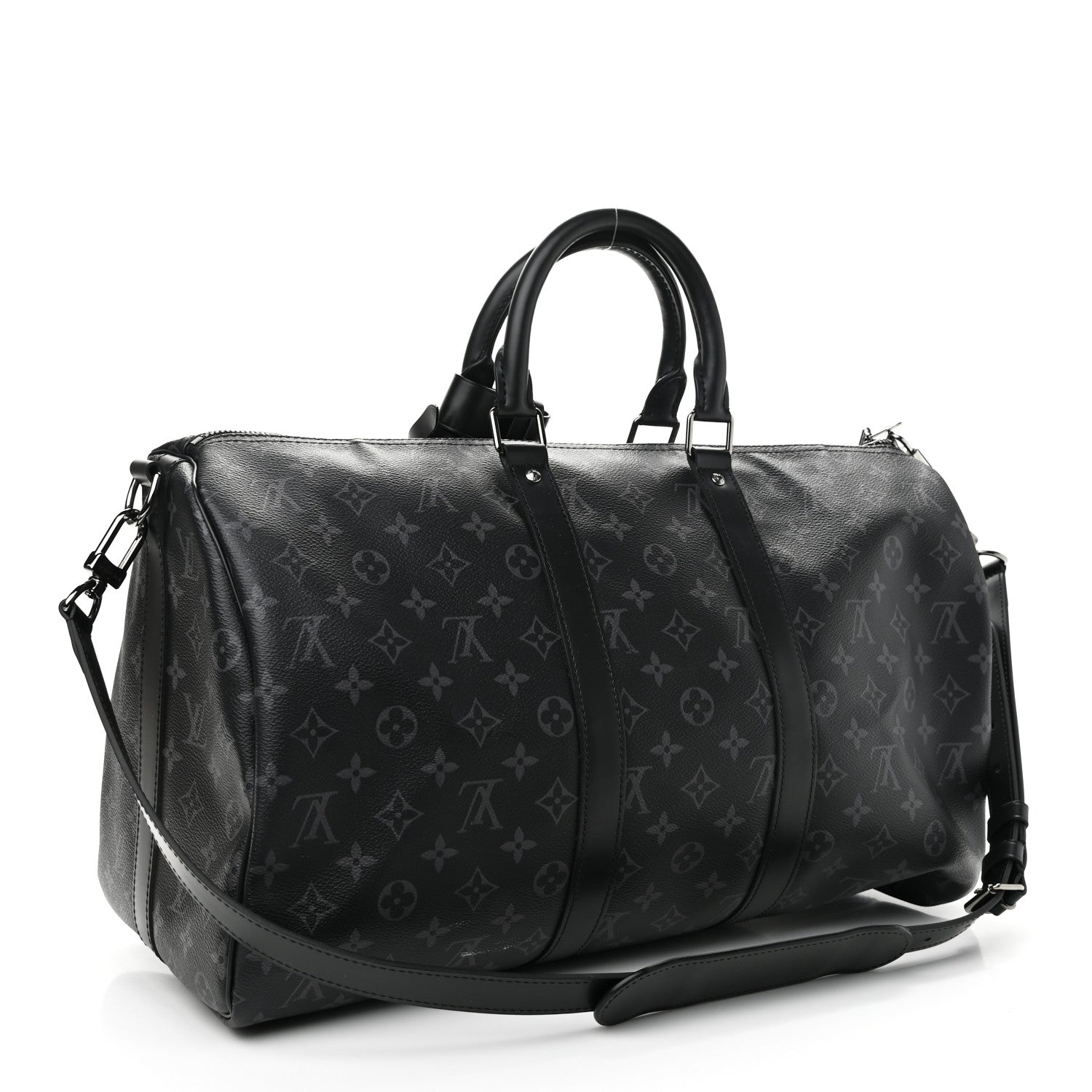 Louis Vuitton Monogram Eclipse Keepall Bandouliere 45 3 of 16