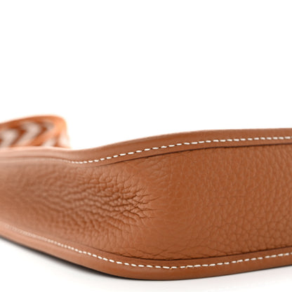 Hermes Taurillon Maurice Amazone Evelyne TPM Gold White 9 of 11