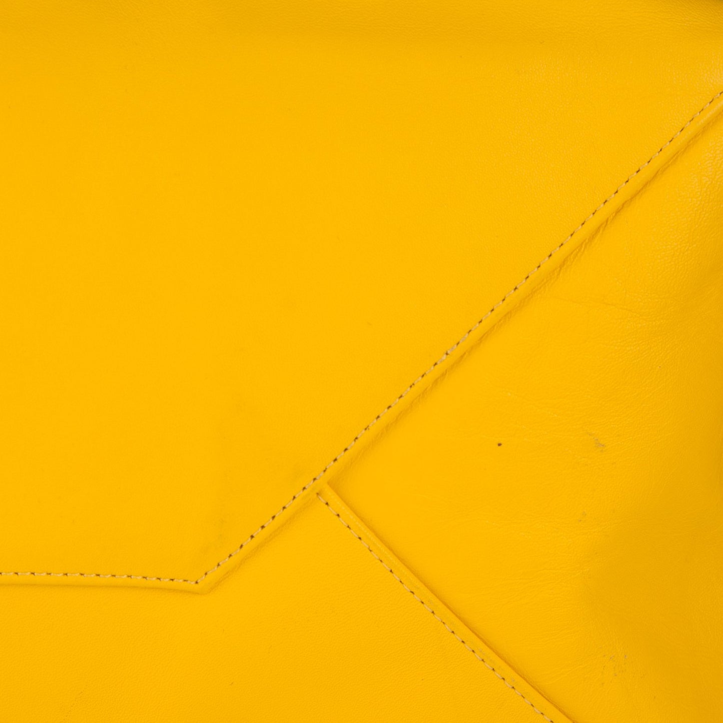 Lambskin Horizontal Cabas Sun Yellow