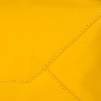 Celine Lambskin Horizontal Cabas Sun Yellow 6 of 8