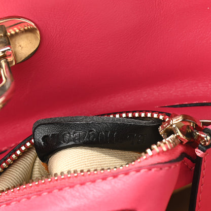 Valentino Garavani Vitello Small Rockstud Tote Deep Rose 6 of 17