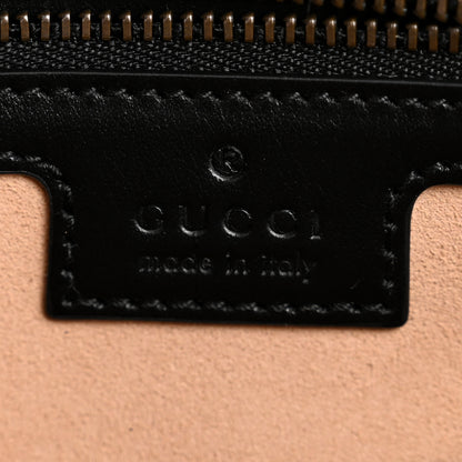 Gucci Calfskin Matelasse Small GG Marmont Shoulder Bag Black 6 of 11