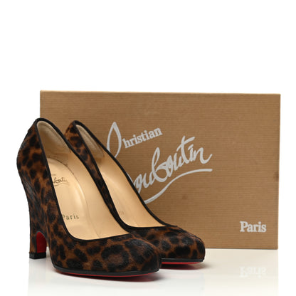 Christian Louboutin Pony Hair Morphing 100 Pump 35 Leopard 9 of 9