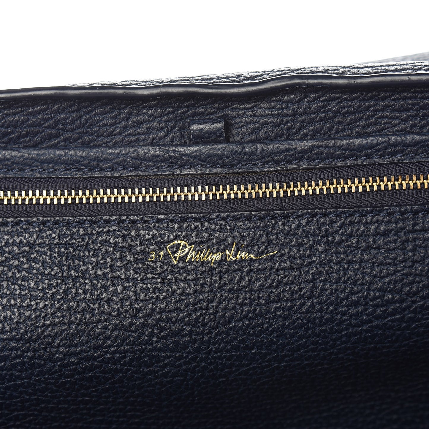 3.1 Textured Calfskin Large Pashli Satchel Ink