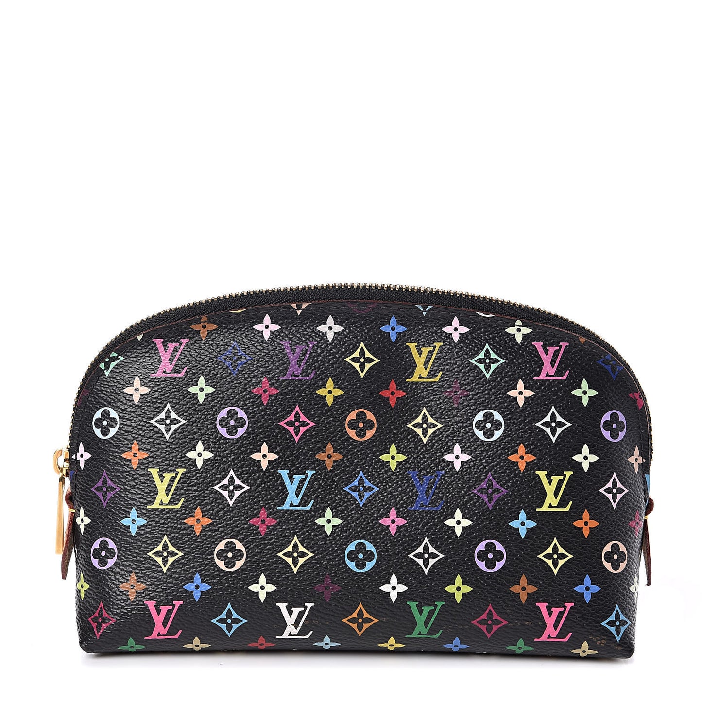 Monogram Multicolor Cosmetic Pouch Black Grenade