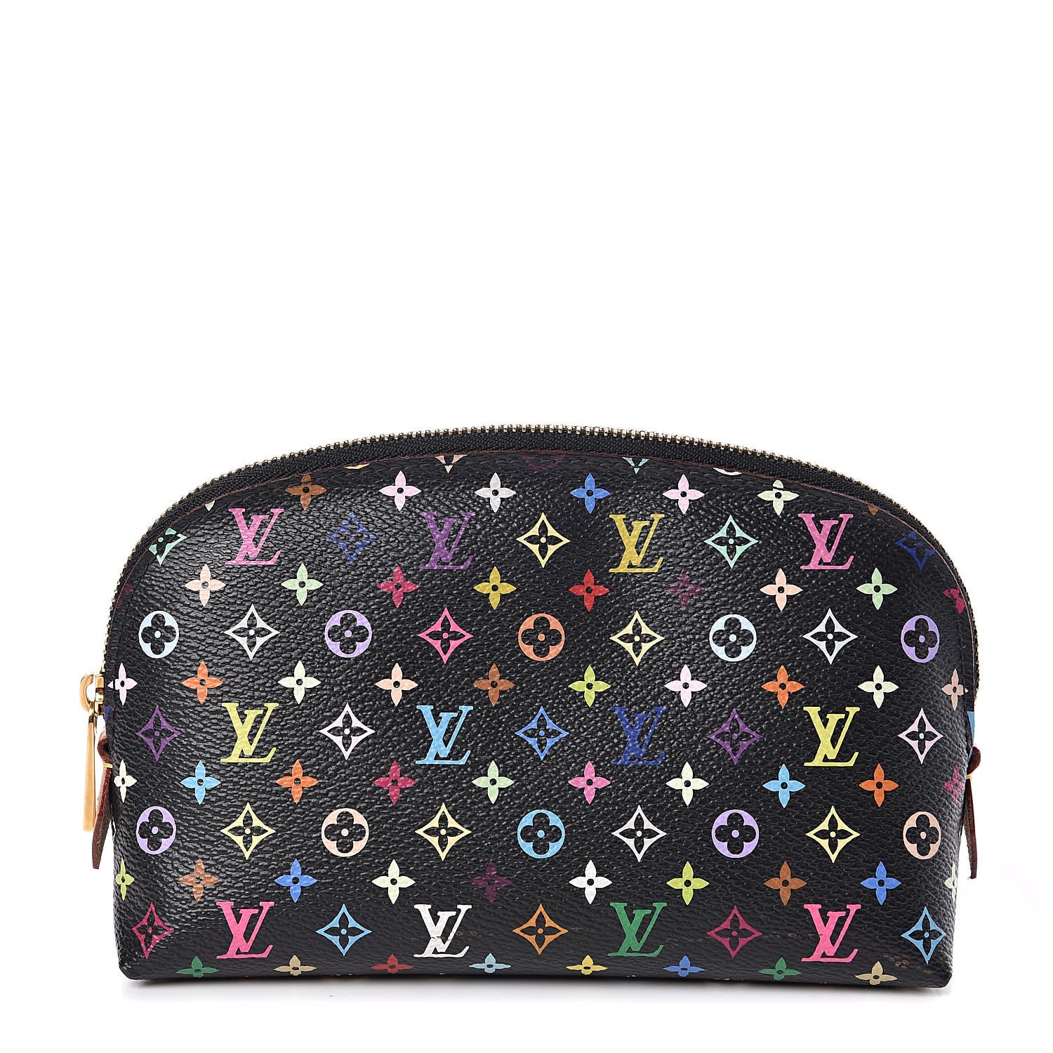 Louis Vuitton Monogram Multicolor Cosmetic Pouch Black Grenade 1 of 11