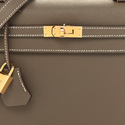 Hermes Epsom Kelly Sellier 25 Etoupe 8 of 11
